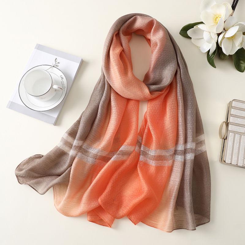 Chiffon Ultra-thin Breathable Tourist Sunscreen Essential Boutique Scarf Women Foulards Shawl