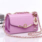 24*9*14cm-Accessories Bags Small Fragrance Shoulder Bags Crossbody Bags Leather Versatile Chain Charm Bags