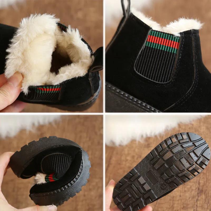 Children's Cotton Shoes Boys' Winter Plus Baby Cotton Shoes Girls' Big Cotton Boots Children's Snow Boots