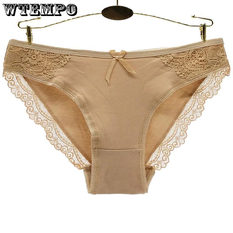 6 Pcs/Lot Antibacterial Cotton Underwear Woman Pure Panties Briefs Girls Underwear Lingerie