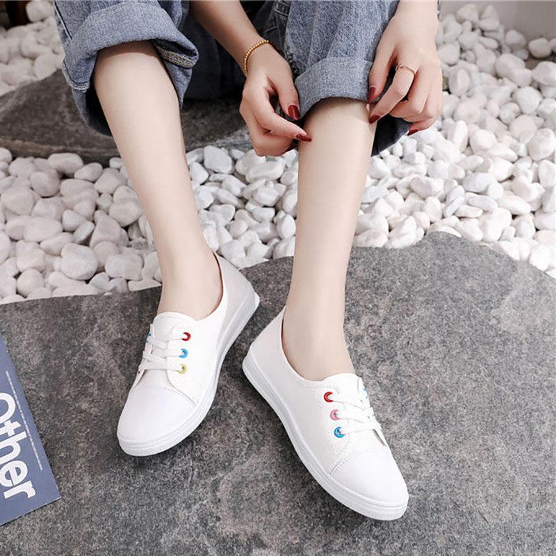 Canvas Shoes Women's Shoes Korean Version of The Spring and Summer Student Small White Board Shoes Thin Trend Women's Shoes