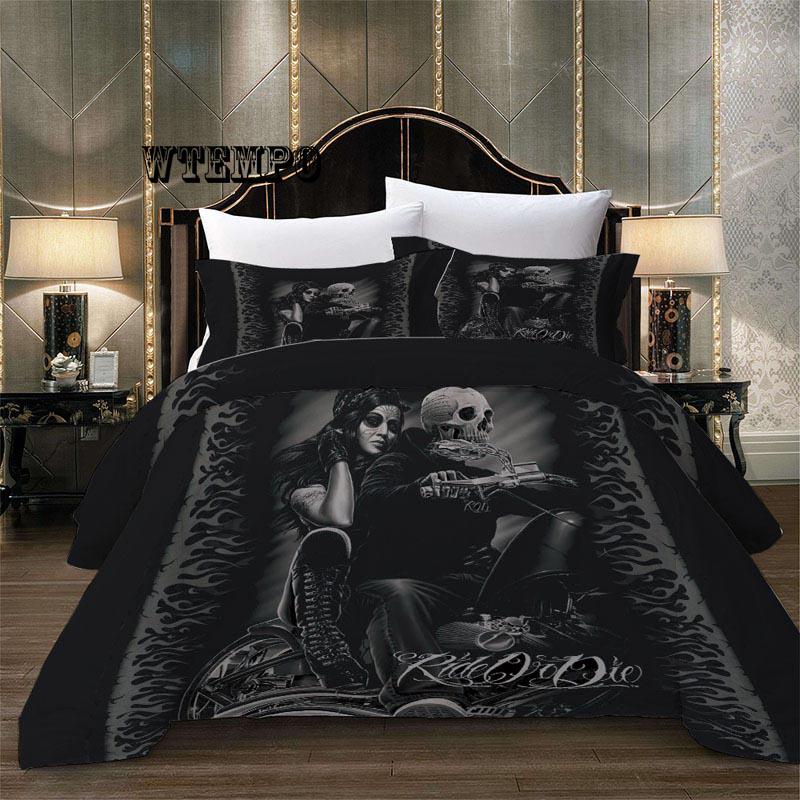 3D Oil Printing Bedding Sheet Set 3pcs Duvet Cover Set Bedroom Decoration Bed Sheet Quilt Soft Pillowcases