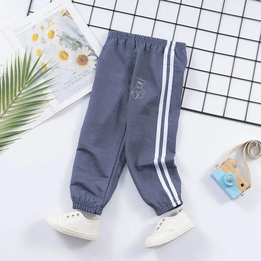 Boys' Pants Summer Thin Children's Mosquito Pants Ice Silk Bloomers Girls Casual Pants Western Style