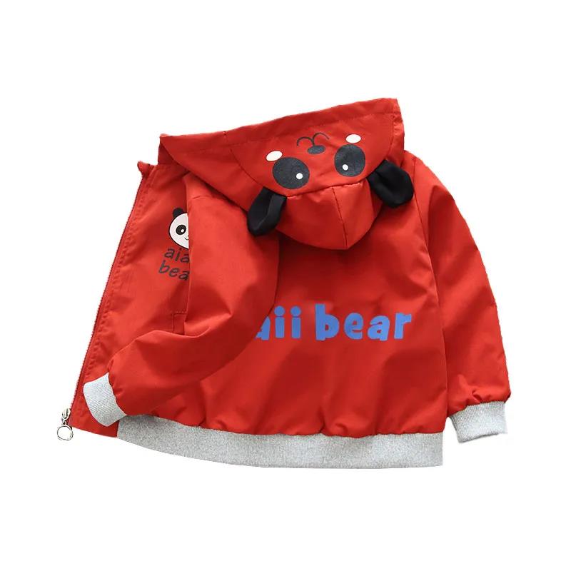 Children's Clothing Baby Autumn and Winter Coat Jacket Spring Zipper Shirt Men and Women Plus Velvet Small Infants and Toddlers 1-6 Years Old