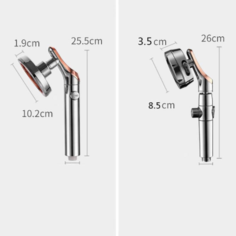 Pressurized Shower Head Shower Large Water Pressurized Bathroom Shower Rain Flower Wine High Pressure Bath Nozzle Household Set