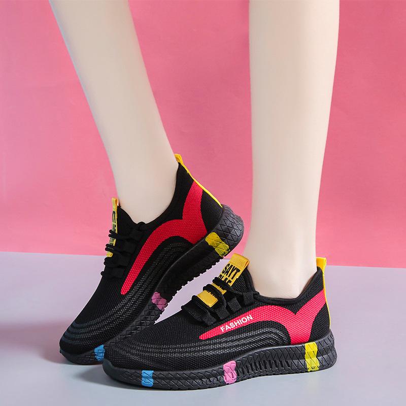 Women's Casual Clearance Shoes Spring and Autumn Breathable Soft Sole Sports Shoes Shoes Korean Fashion Non-slip Shoes