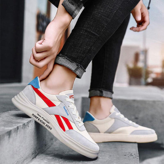 Men's Shoes Four Seasons Breathable Running Casual Sports Shoes Low-top Sneakers Canvas Shoes Trend Men's Shoes