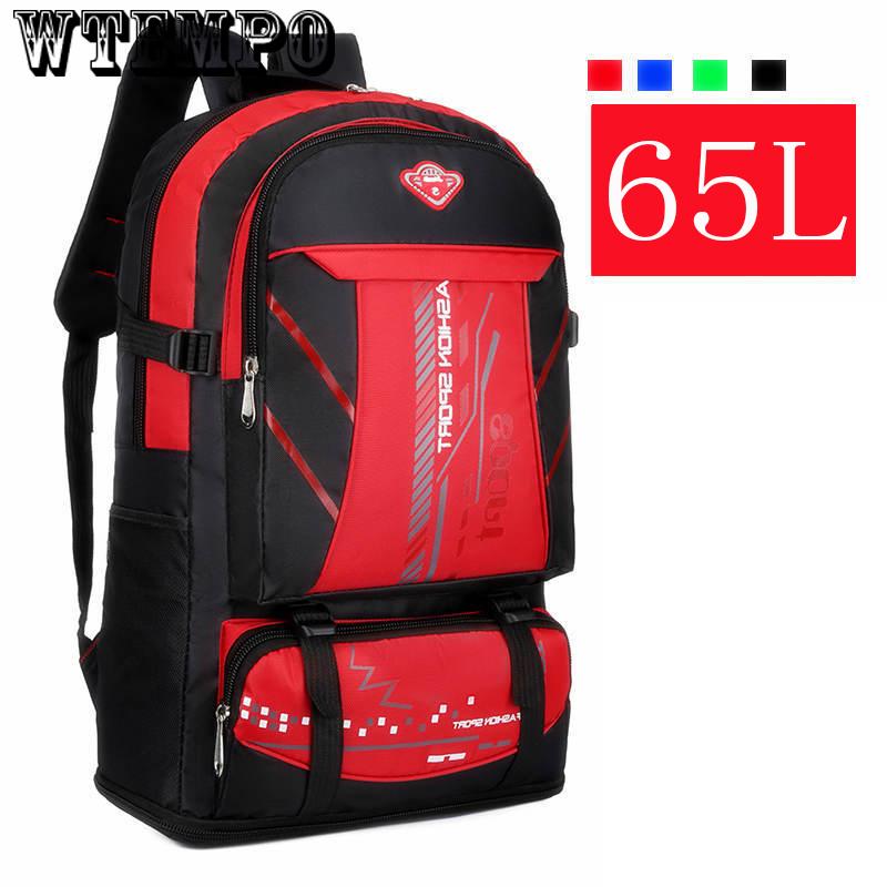 65 Liters Large Capacity Backpack Sports Outdoor Travel Backpack Mountaineering Luggage Bag