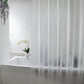 Bathroom Shower Curtain EVA Translucent Silk Pattern Waterproof Shower Curtain Free Perforated Partition Curtain