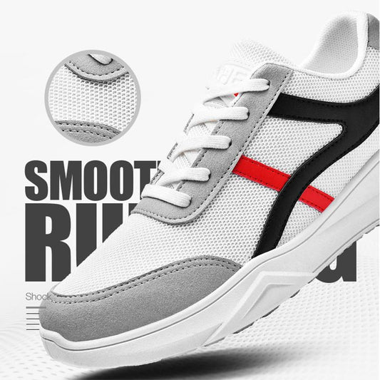 Breathable Casual Men's Shoes Sports Fashion Sneakers Trendy Korean Student Running Shoes Flying Net Shoes