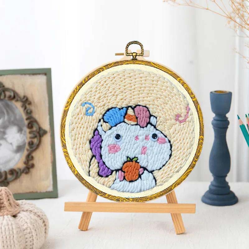 Russian Stamp Stamp Embroidery Handmade Embroidery Diy Material Package Stamp Stamp Xiuledun Embroidery Cross Stitch Yarn Embroidery