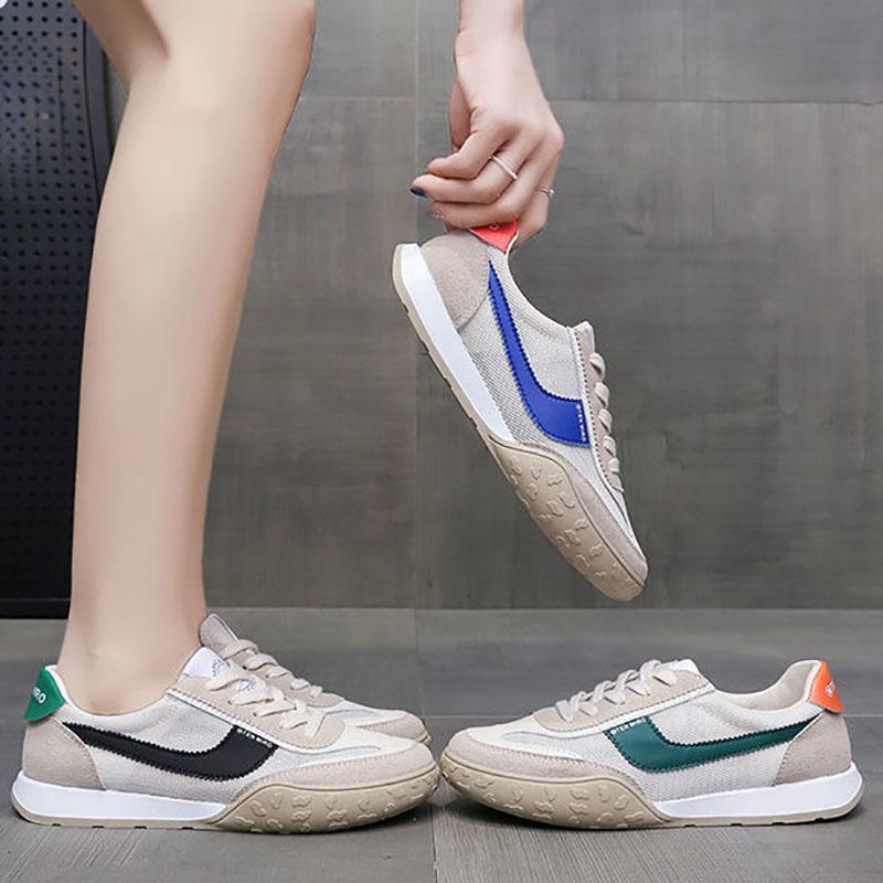 Spring and Summer Forrest Shoes Women's Casual Fashion Net Shoes Breathable Mesh All-match Student Sports Shoes