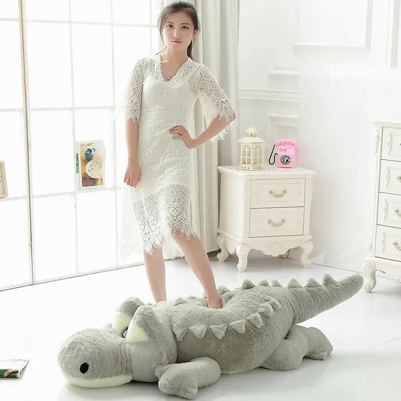 100CM Oversized Fat Crocodile Doll Soft Plush Toy Cute Doll Kids Birthday Gift Girl Sleeping Doll Pillow