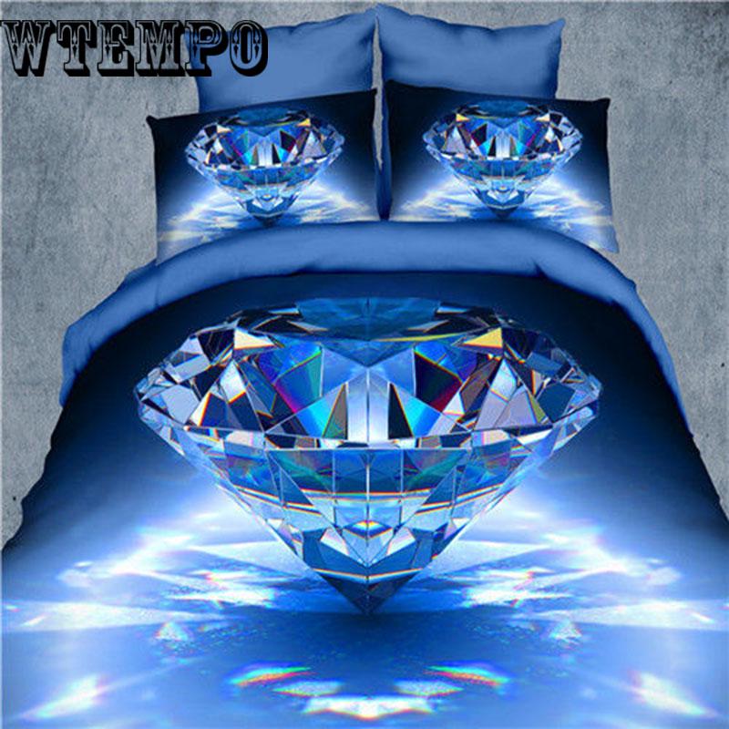 3D Bedding Set Print Cotton Duvet Cover Bedclothes with Pillowcase Bed sheet Bed Set