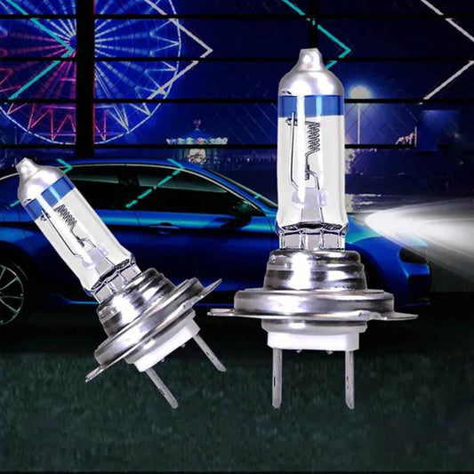 2PCS Car Front Big Bulb Light H1 H3 H4 H7 Xenon Lamp 12V24V High Beam Low Beam Brightening and Direct Replacement of Super Bright