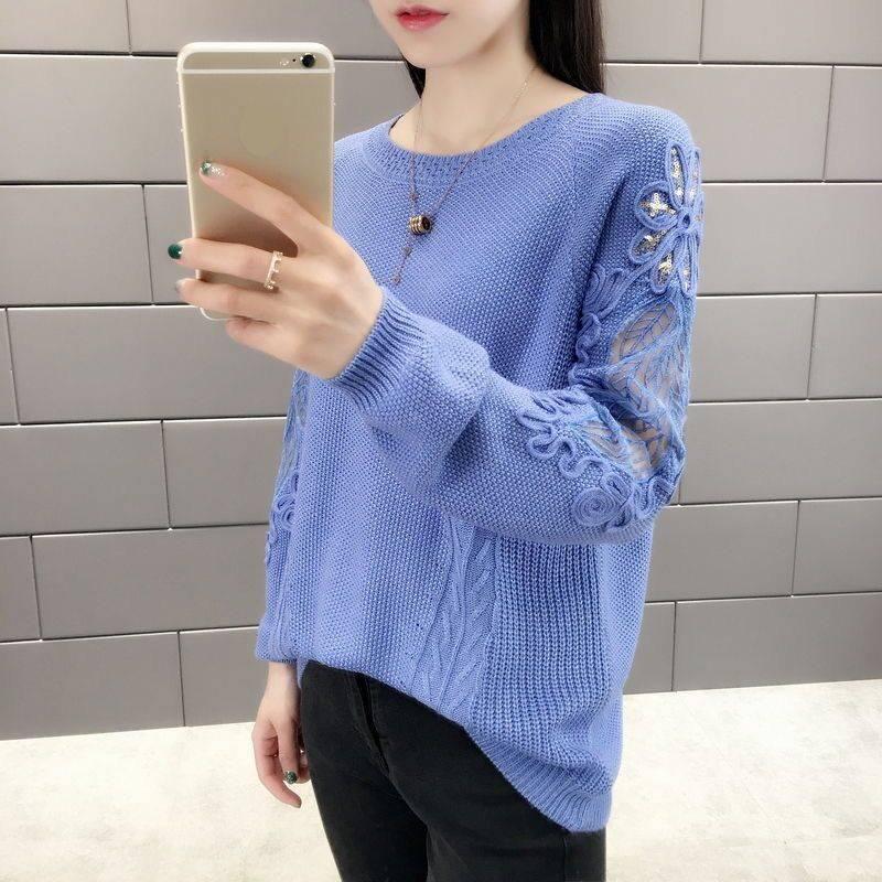 Autumn Winter Fashion O-Neck Pullover Sweater Female Casual Sweater Warm Long Sleeve Knitted Sweater