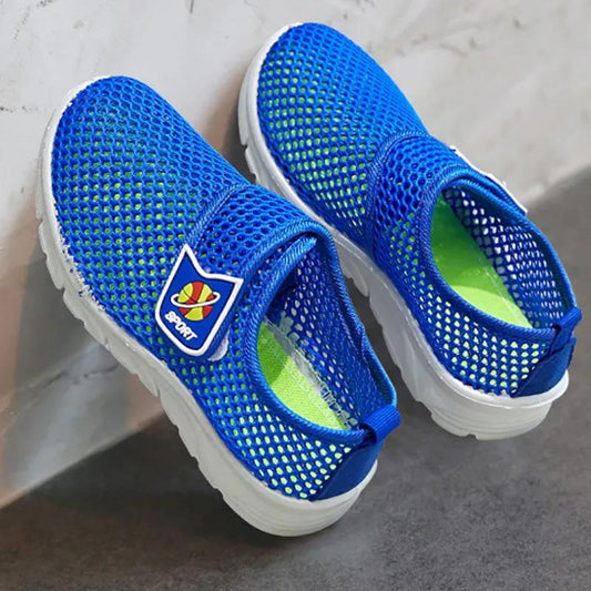 Children's Shoes Spring and Autumn Soft Sole Sports Shoes Boys and Girls Anti-slip Casual Breathable Mesh Flat Shoes