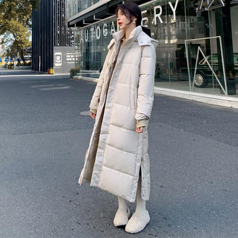 Korean Women's Cotton-padded Jacket, Loose and Thick, Over-the-knee Cotton-padded Jacket, Winter Jacket