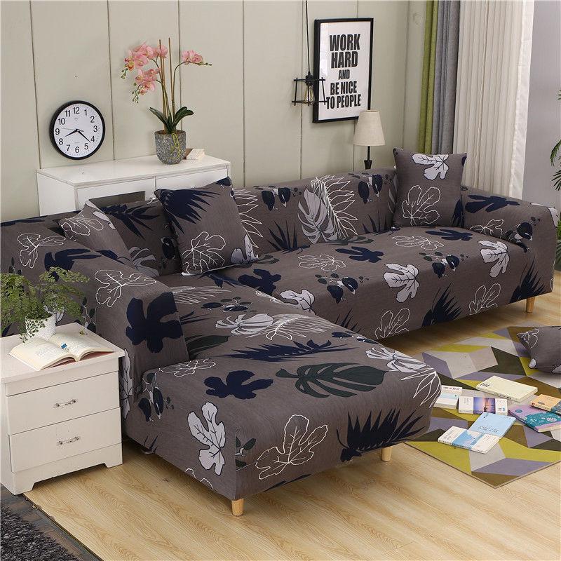 Stretchable Elastic Sofa Cover for Living Room 1/2/3/4 Seat Couch Cover Stretch L Shaped Sofa Cover