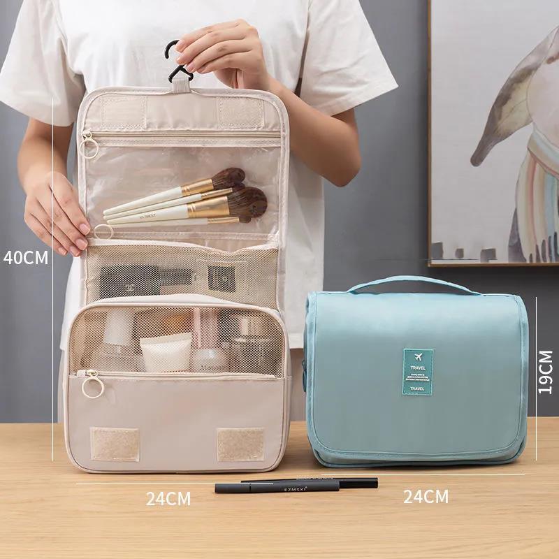 High Quality Women Makeup Bags Travel Cosmetic Bag Toiletries Organizer Waterproof Storage Hanging Bathroom Wash Bag