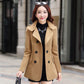 Autumn and winter large size Woman's clothing Long sleeve warm Windbreaker Large size Woolen coat