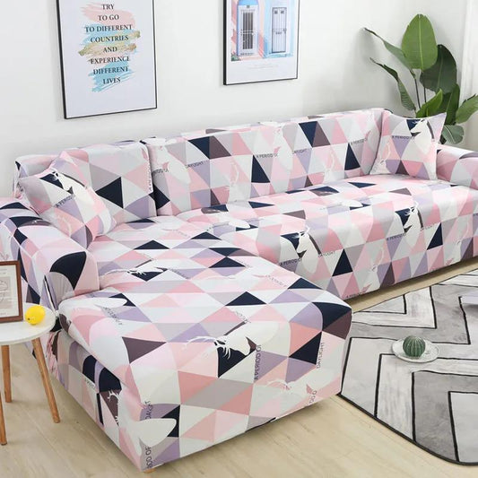 1/2/3/4 L Seater Sofa Cover Slipcovers Stretch Couch Case Printed