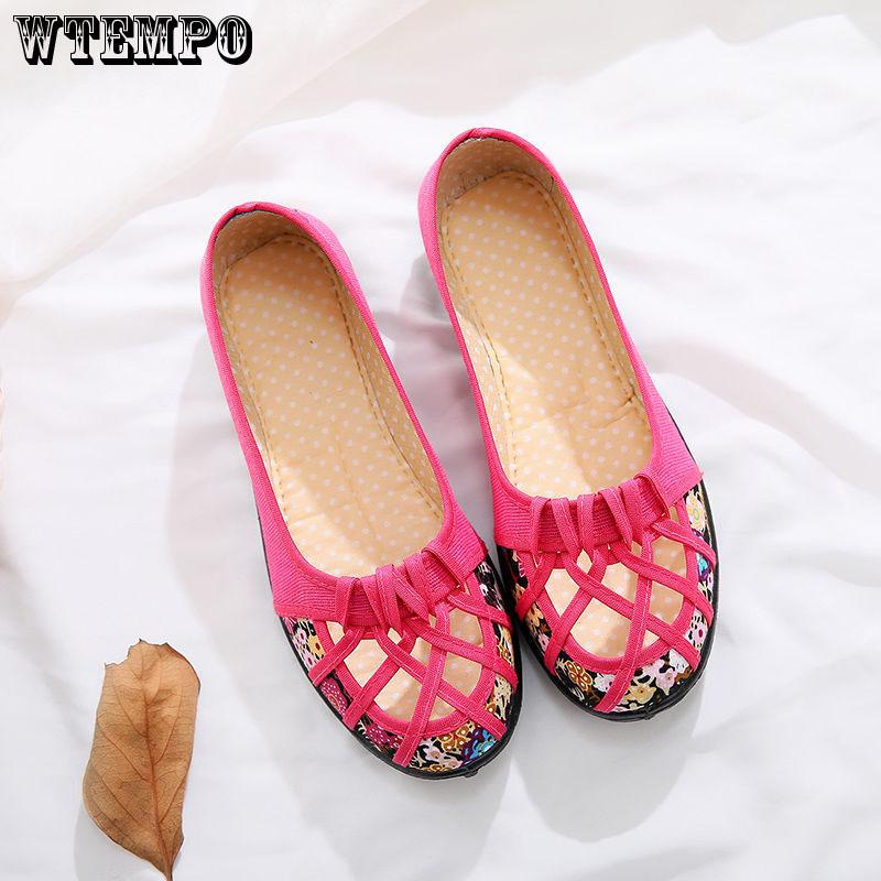 Pair of Women Shoes Women Flats Breathable Casual Slippers Soft Sandals