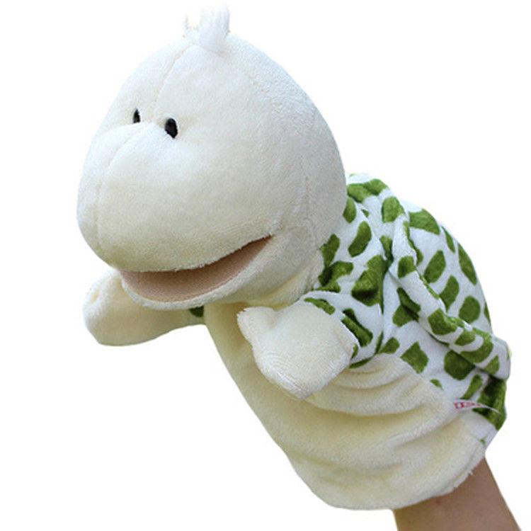 Lovely Delicate Baby Child Little Animal Glove Puppet Finger Sack Plush Toy Open Mouth Parent Child Interactive Glove Doll