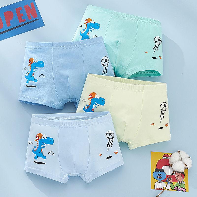 Children Underwear Boys Panties Cotton Boxer Children Briefs for Boy Shorts Baby Panties Kids Underwear 2-14T/4pcs