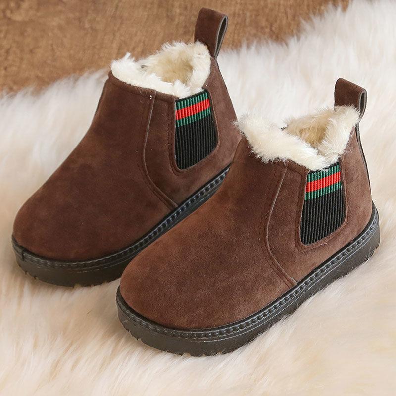 Children's Cotton Shoes Boys' Winter Plus Baby Cotton Shoes Girls' Big Cotton Boots Children's Snow Boots