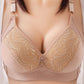 Anti-sagging Gather No Steel Ring Ladies Fat Mother Plus Size Thin Underwear Bra