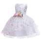 Lovely Print Flower Little Baby First Communion Dress Birthday Party Dress For Girls