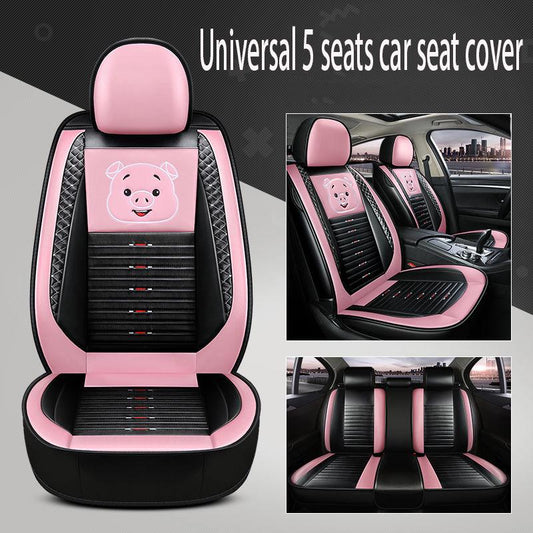 Car seat cover Waterproof Car Seat Cover Universal 5 set Auto Seat Cushion Leather 5 seats Universal