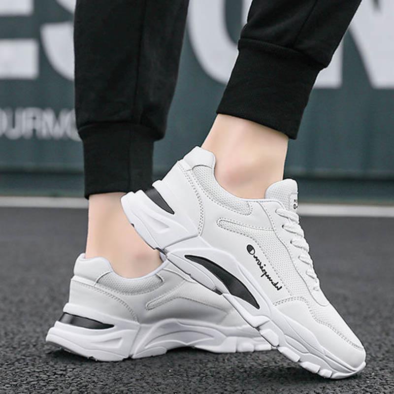 Plus Size 39-44 Summer Men Mesh Sneakers Anti-Slippery Deodorant Breathable Basketball Running Shoes Non-slip Wear-resistant Comfortable Shoes