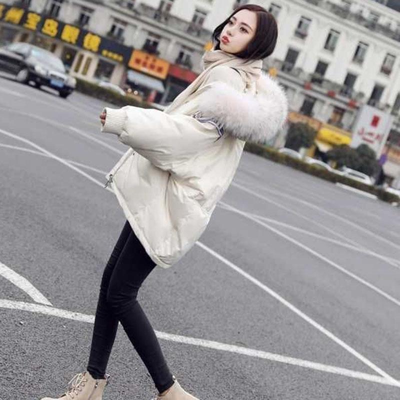 Cotton Jacket Women's Short Section Winter Korean Parker Student Padded Jacket Thick Cotton Casual Simple Coat