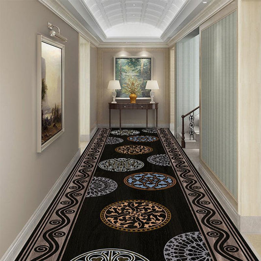 Corridor Carpet Hotel Aisle Stairs Long Strip Household Entrance Porch Ground Pad Non-slip Water Wash