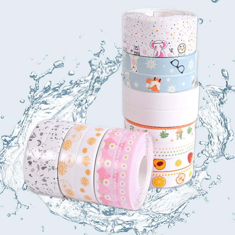 Kitchen Mildew-proof Beauty Seam Stickers Oil-proof Stove Sink Side Toilet Toilet Stickers Corner Window Sill Gap Bathroom Waterproof