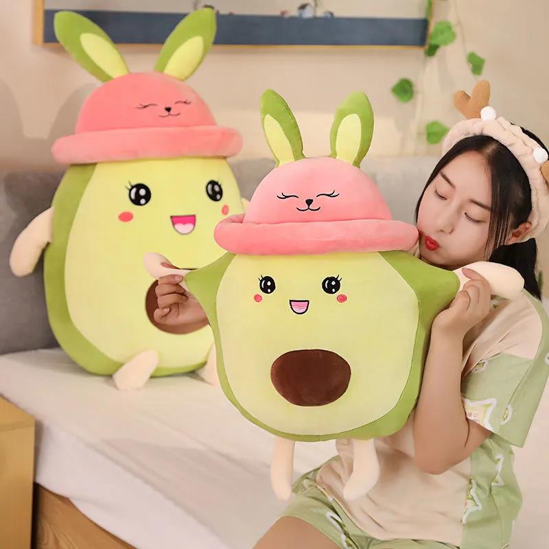 Plush Toy Fruit Pillow Avocado Pillow Doll Plush Toy Ragdoll