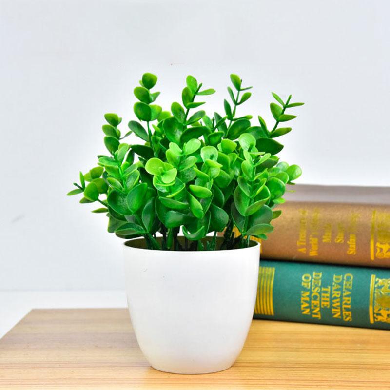 Fake Flowers  Decoration Ornaments Artificial Flowers Plastic Potted Plants Small Bonsai Living Room Interior Coffee Table Desktop Wine Cabinet