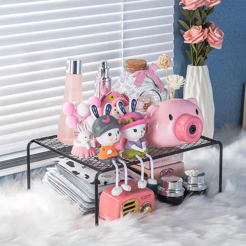 Tabletop Shelf Student Bookshelf Cosmetics Storage Rack Storage Rack Desk Heightening Rack Bedroom Finishing Rack Kitchen Drain Rack Home Organizer