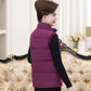 Warm Vest Coat Middle-aged and Elderly Mothers Wear Down Cotton Short Large Size Elderly Coat