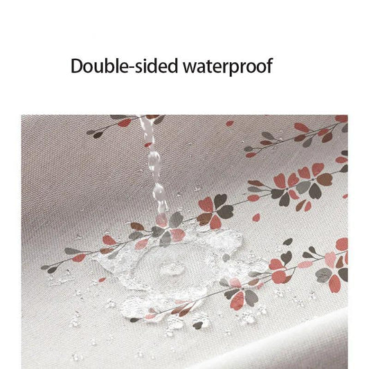 Shower Curtain, Waterproof and Mildew Proof Cloth, Separate Wet and Dry Bathroom Shower Curtain