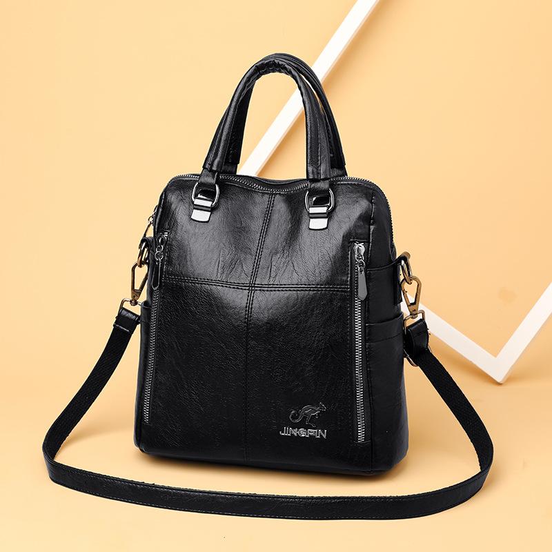 Pu Leather Backpack Women Shoulder Bags Multifunction Travel Backpack School Bags for Girls Bagpack Mochila