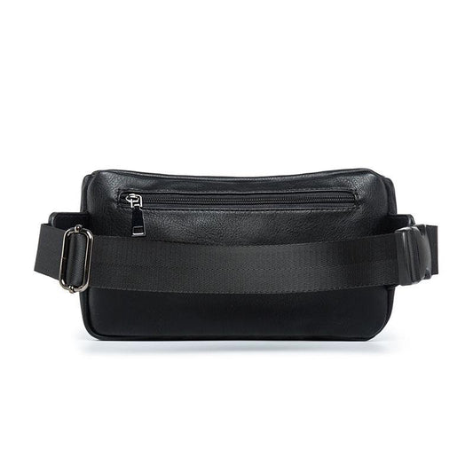 Waist Bag Men Black Waterproof Multi-pocket Mobile Phone Messenger Bag Outdoor Sports Shoulder Bag