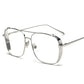 Retro Alloy Glasses Frame Women High Quality Oversized Transparent Eyeglasses Optical Myopia Glasses