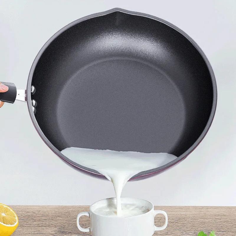 Non-stick Wok Household Cooking Pot and Pans Family Dinner Wok Tableware Household Pan Frying Pan with Cover