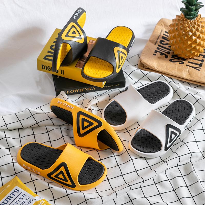 Trendy Home Men's Slippers Summer Fashion Korean Personality Couple Sandals Men's Beach Flip Flops