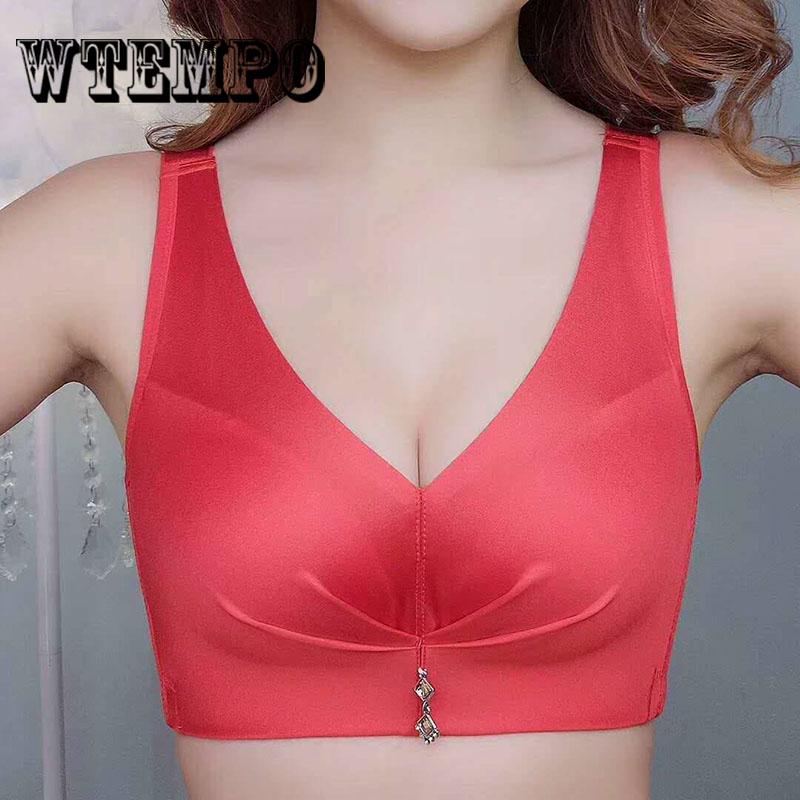 Bra No Steel Ring Underwear Lace Seamless Bra Sexy Gather Bra