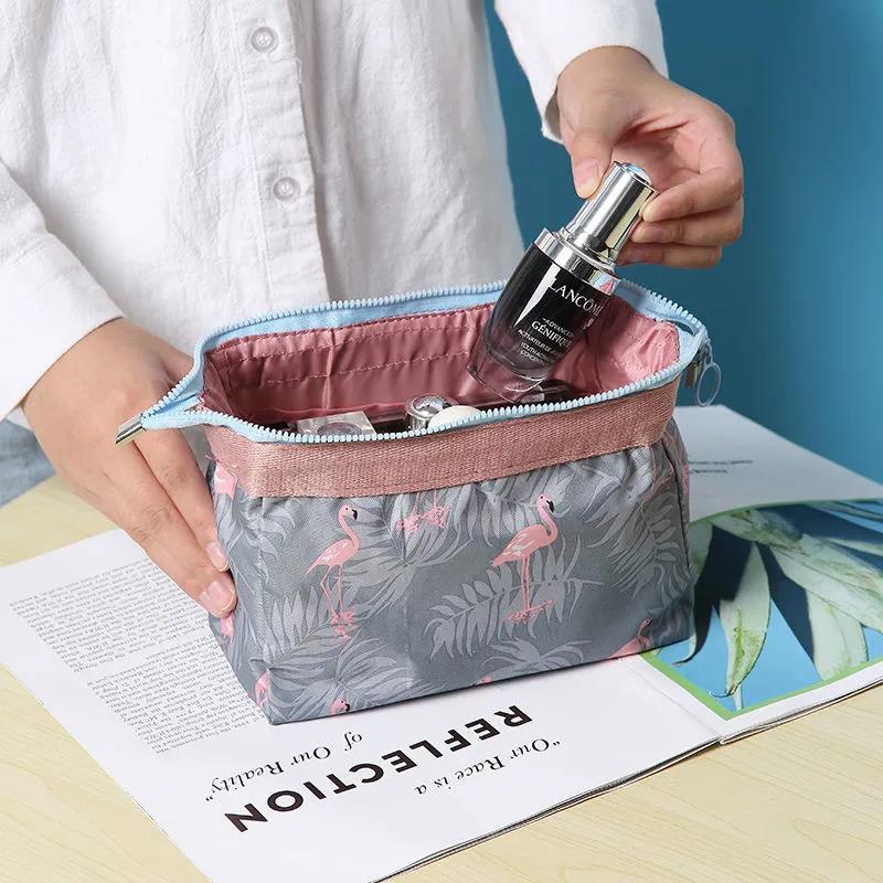 Cosmetic Bag Female Small Portable Carry-on Large-capacity Lipstick Cosmetic Storage Bag