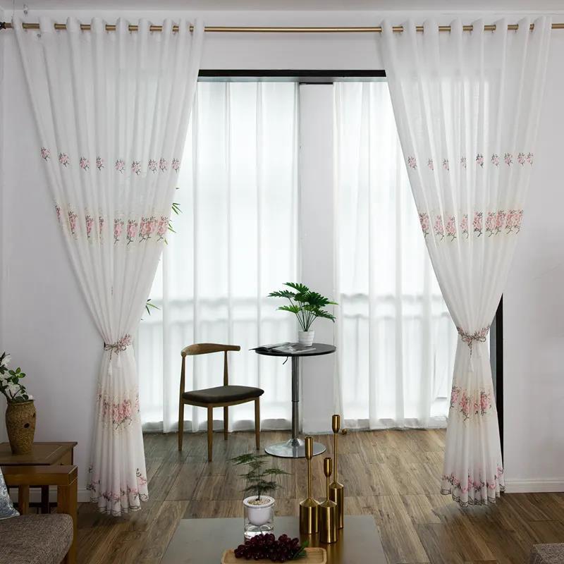 Curtain Gauze Special Offer Self-adhesive Rental Room Living Room Balcony Bedroom Bay Window Curtain (150×270cm)